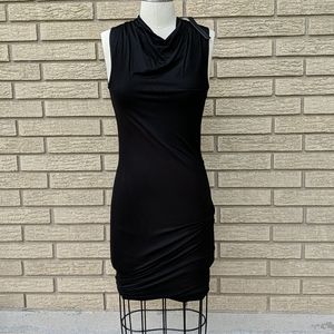 Body con twist hem dress